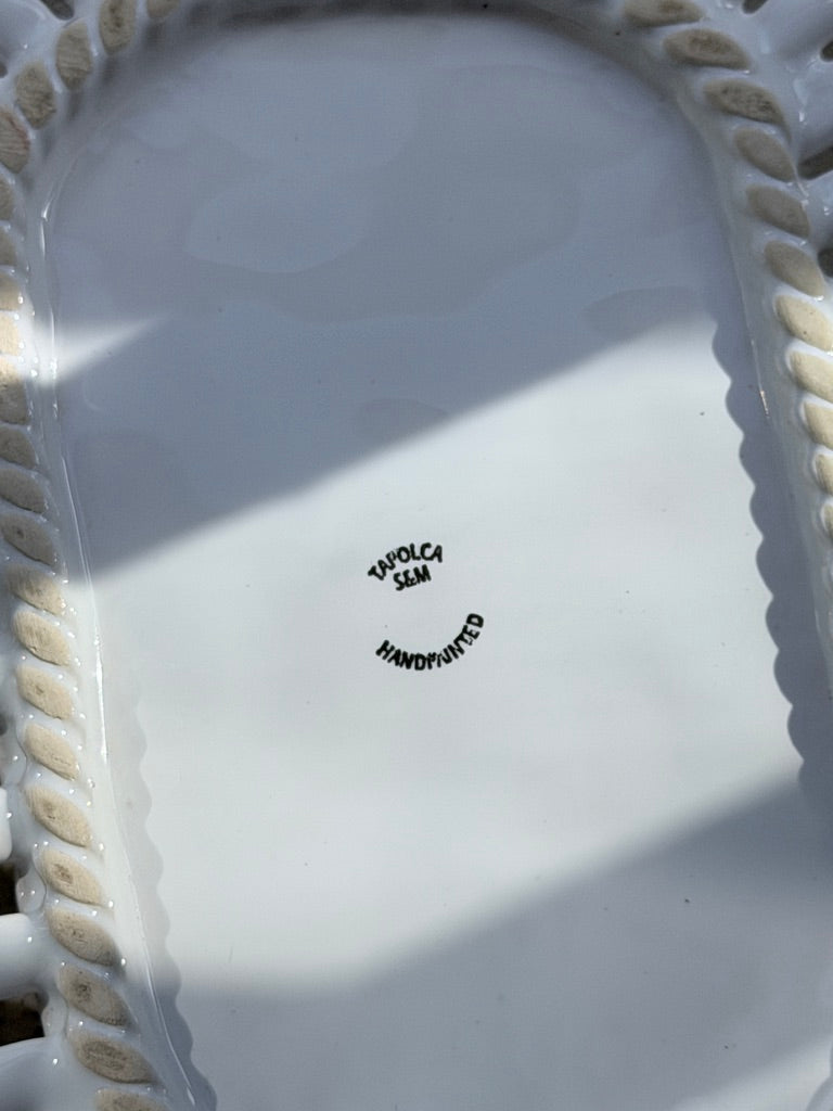 Small porcelain basket Tapolca