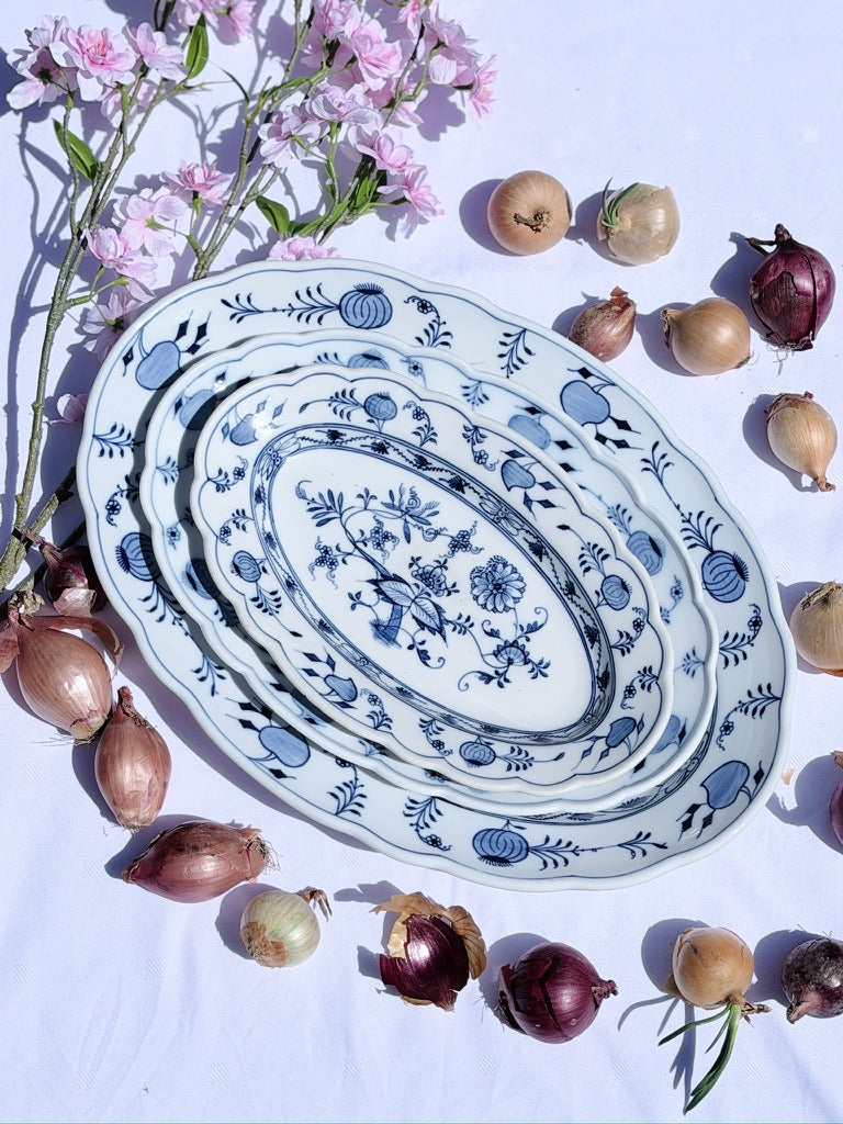 Antieke Teichert Zwiebelmuster schalen