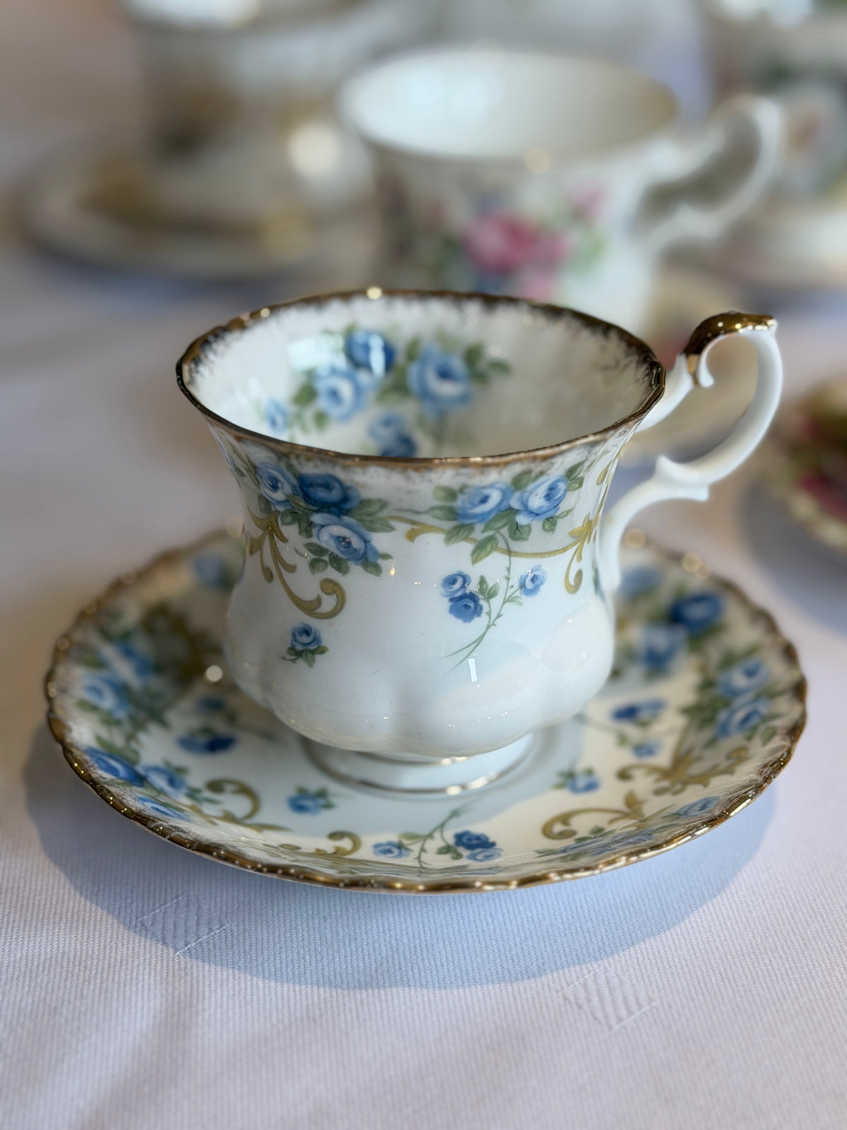 Prachtige Engelse High Tea Set – Royal Albert / Royal Ascot