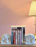 Set of vintage ceramic elephant bookends