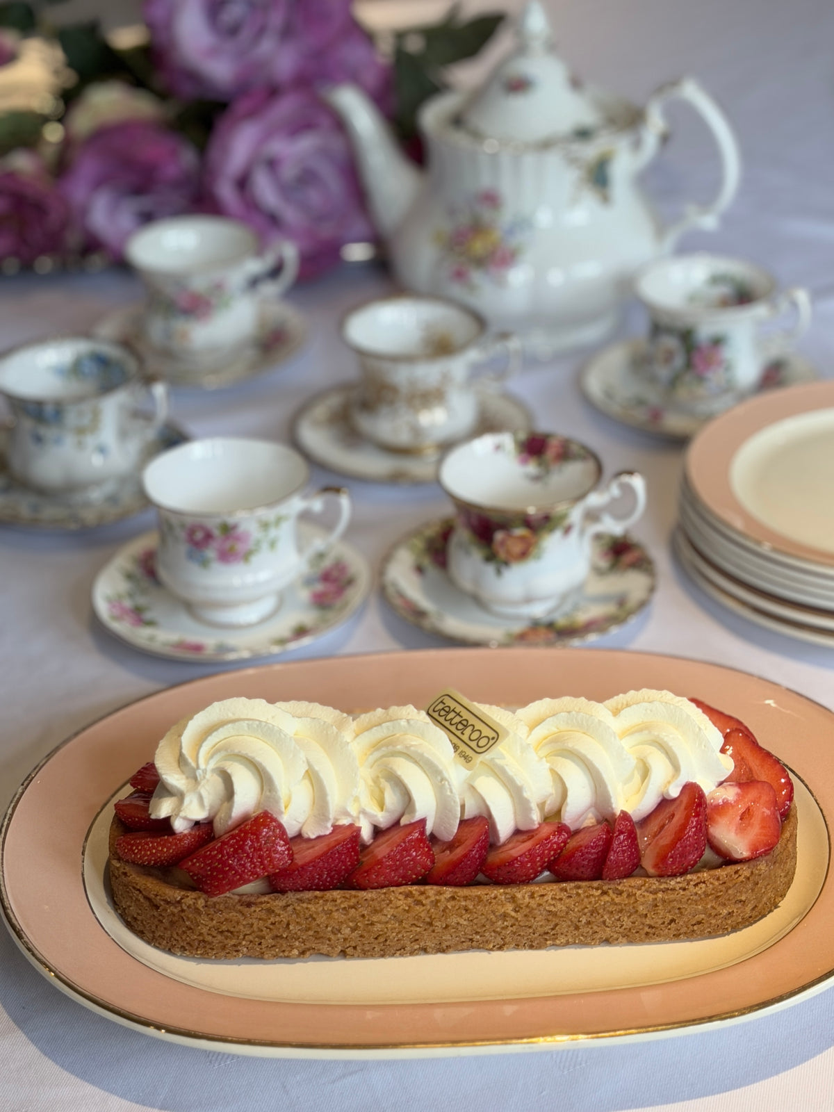 Cake set Villeroy & Boch Santos - jaren '60-'80
