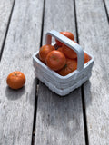 Woven ceramic basket