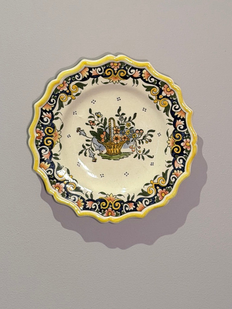 Normandie wandbordje faience jaren 60