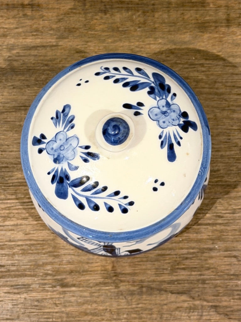 Delfts Blauwe "TEA" Voorraadpot