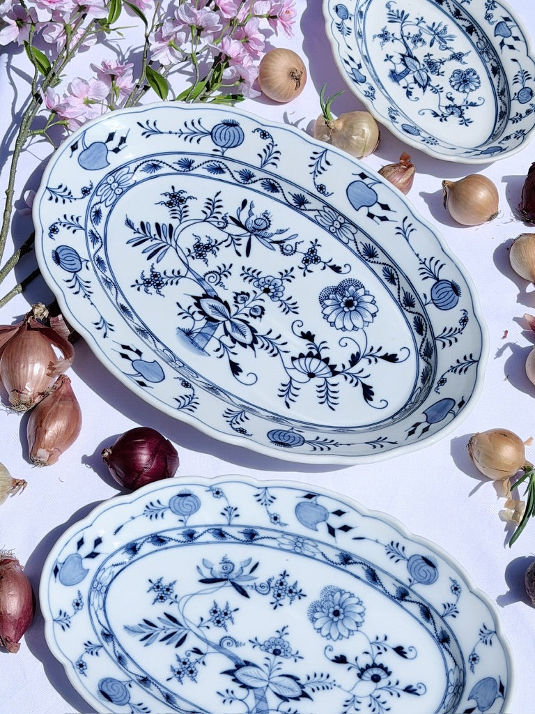 Antieke Teichert Zwiebelmuster schalen