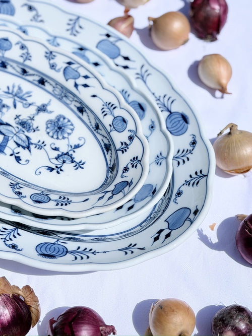 Antieke Teichert Zwiebelmuster schalen