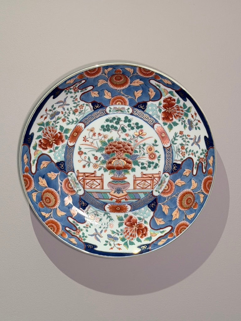 Gold Imari Wallplate / wandbord handbeschilderd