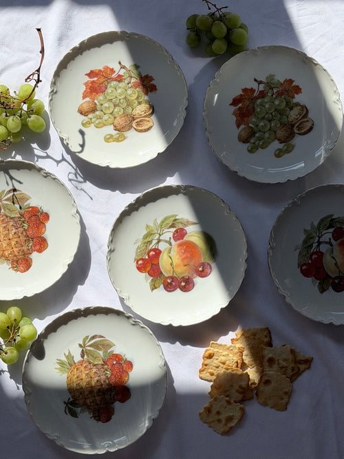 Jean Haviland dessert/ cheese plates set of 6