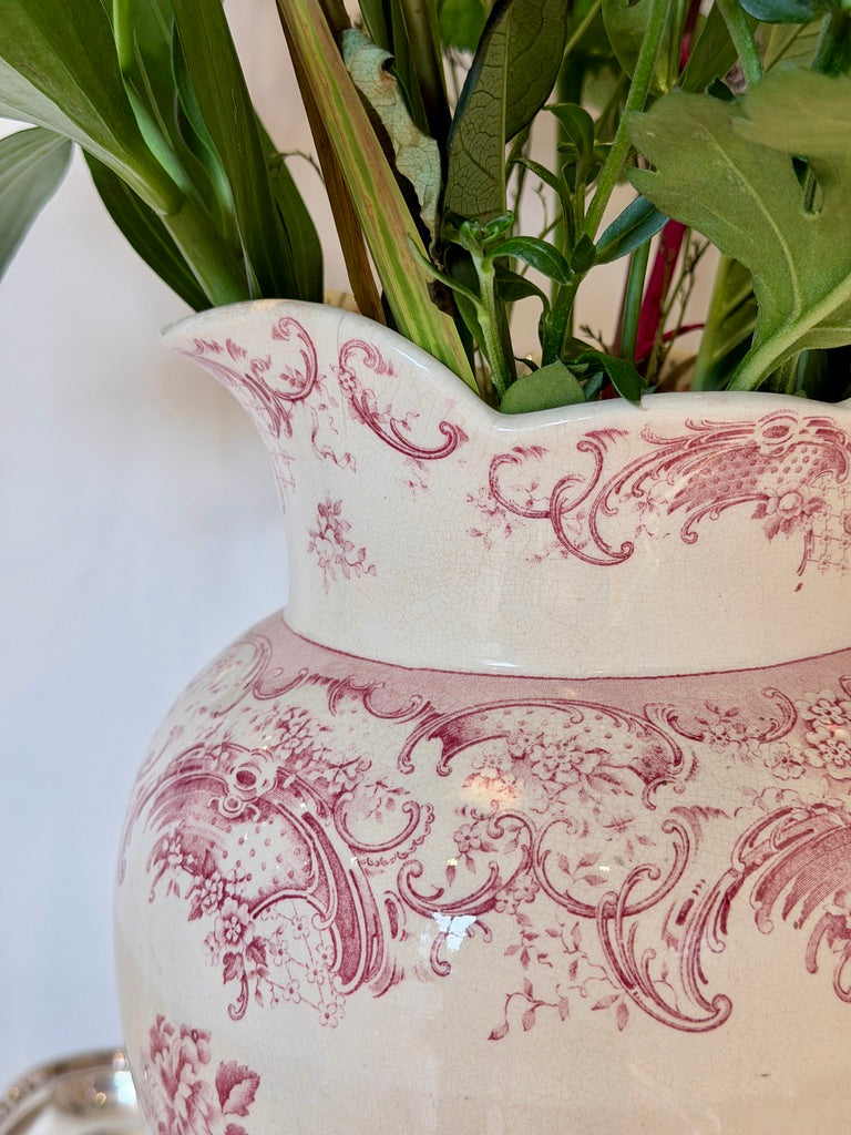 Antieke Villeroy & Boch Mettlach "Valeria" kan