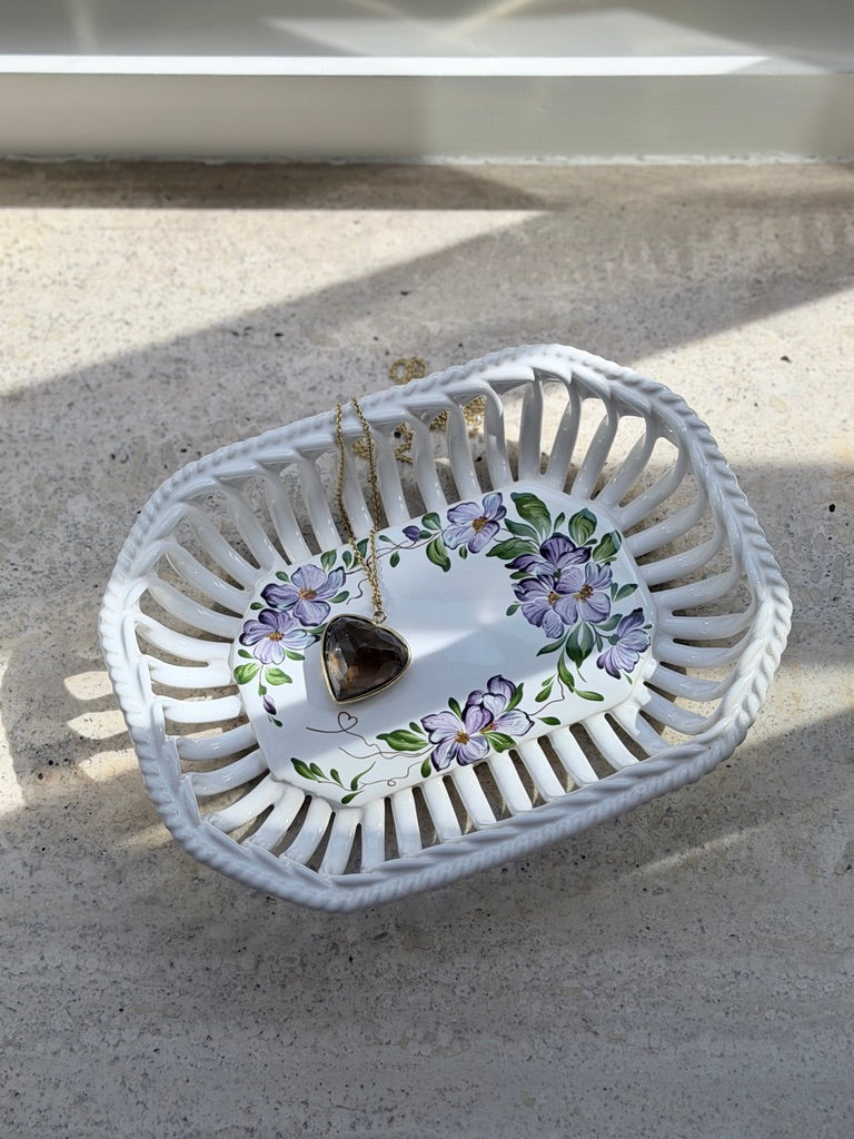 Vintage Tapolca S&M porcelain dish