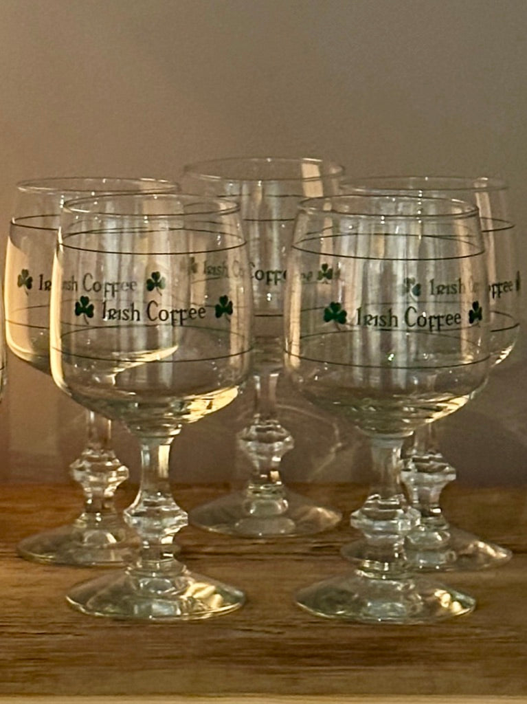 Vintage Irish coffee glasses