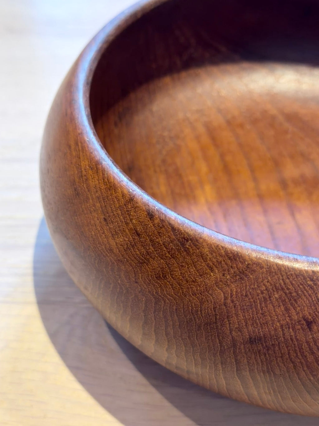 Hardwood vintage bowl